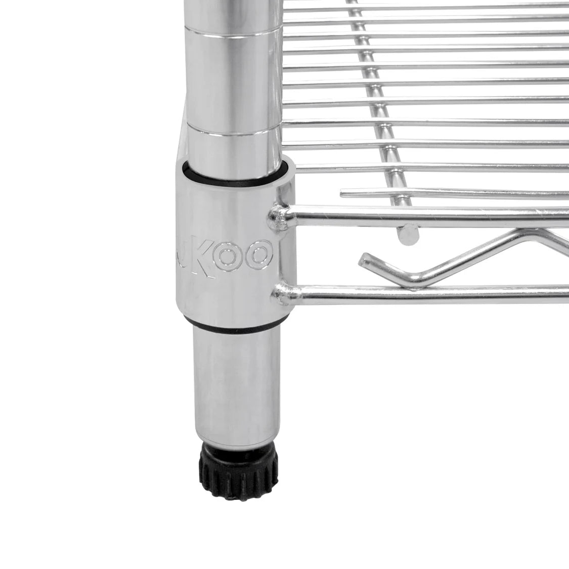 Basic Chrome Wire Racking Chrome Wire Racking Shelving- 45cm x 120cm x 180cm – RaxWorks