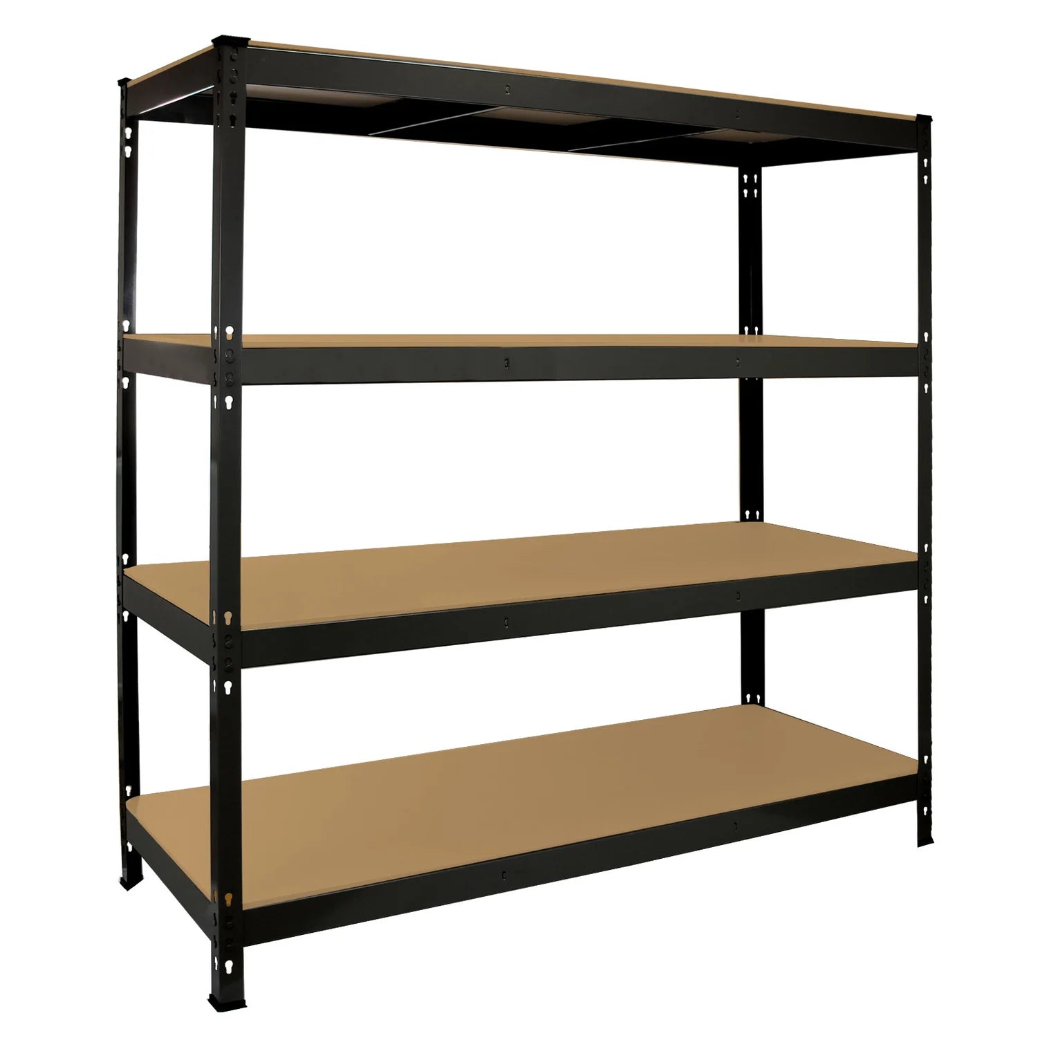 4 Shelf Racking 4 Shelf Racking Q-RaxWorks Heavy Duty Storage Shelving, 160cm W, 60cm