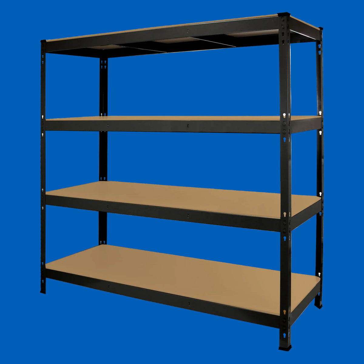 4 Shelf Racking 4 Shelf Racking Q-RaxWorks Heavy Duty Storage Shelving, 160cm W, 60cm