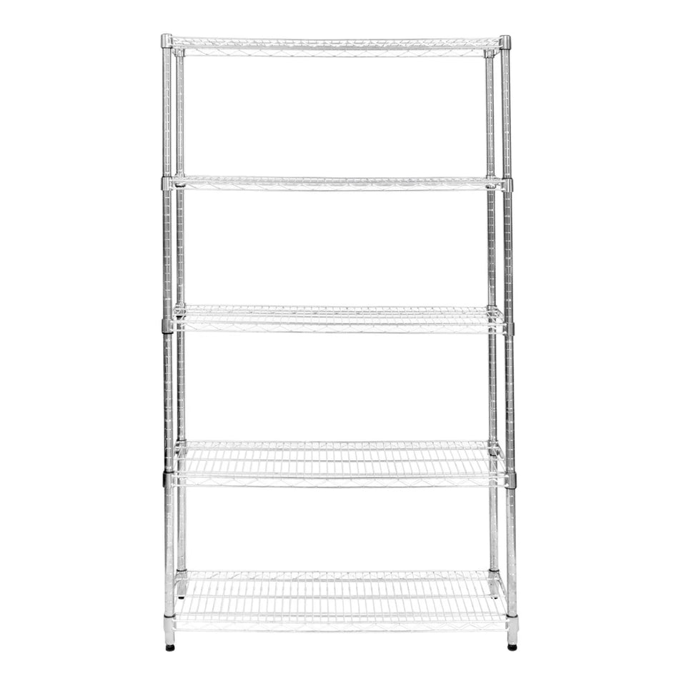 Chrome Wire Racking Shelving- 45cm x 120cm x 180cm