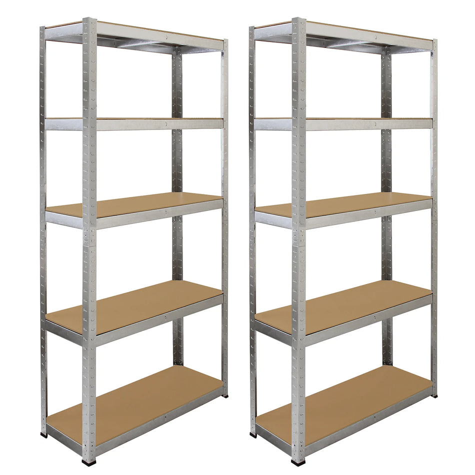 Galvanised 90cm Racking Bundle: Corner Shelving and 2 Garage Racking Bays