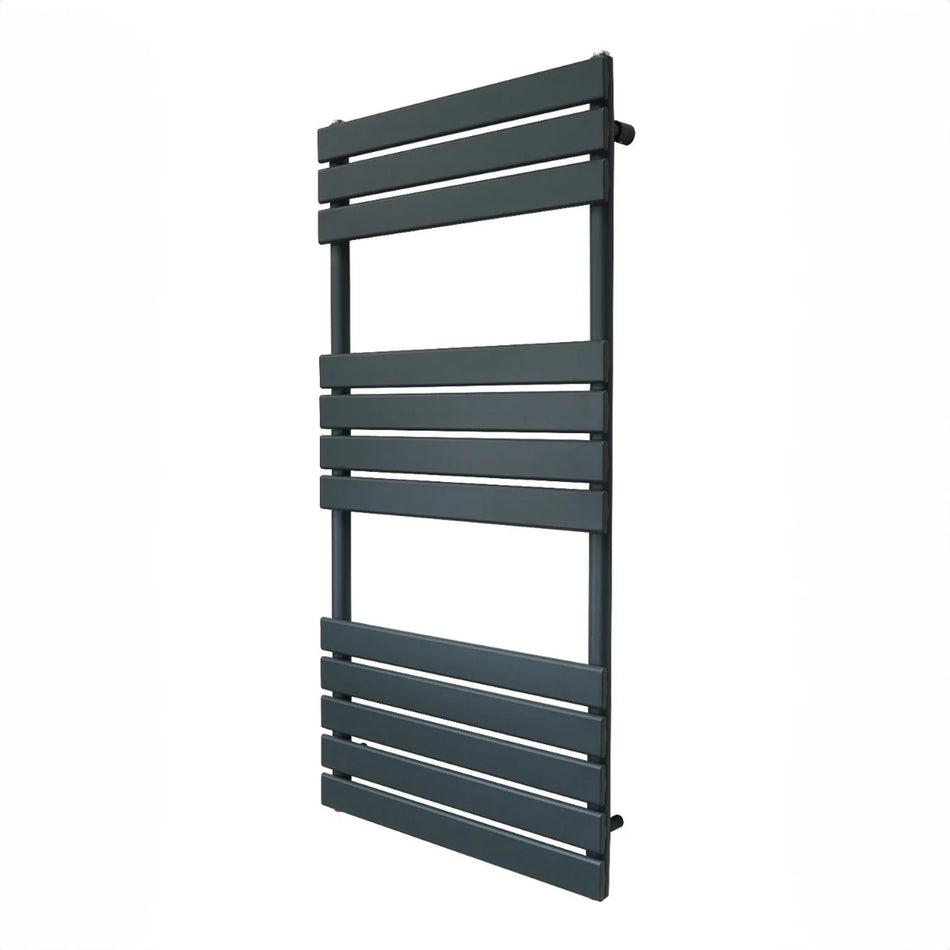 RaxWorks Flat Panel Towel Radiator – 1200mm x 450mm – Anthracite Grey