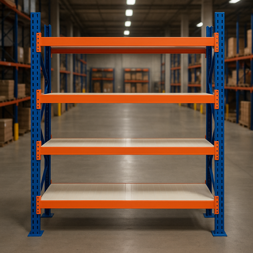 Hoa Long Racking Long Span Warehouse Racking 1500mm L, 500mm D, 2000mm H With 4 Shelves ...