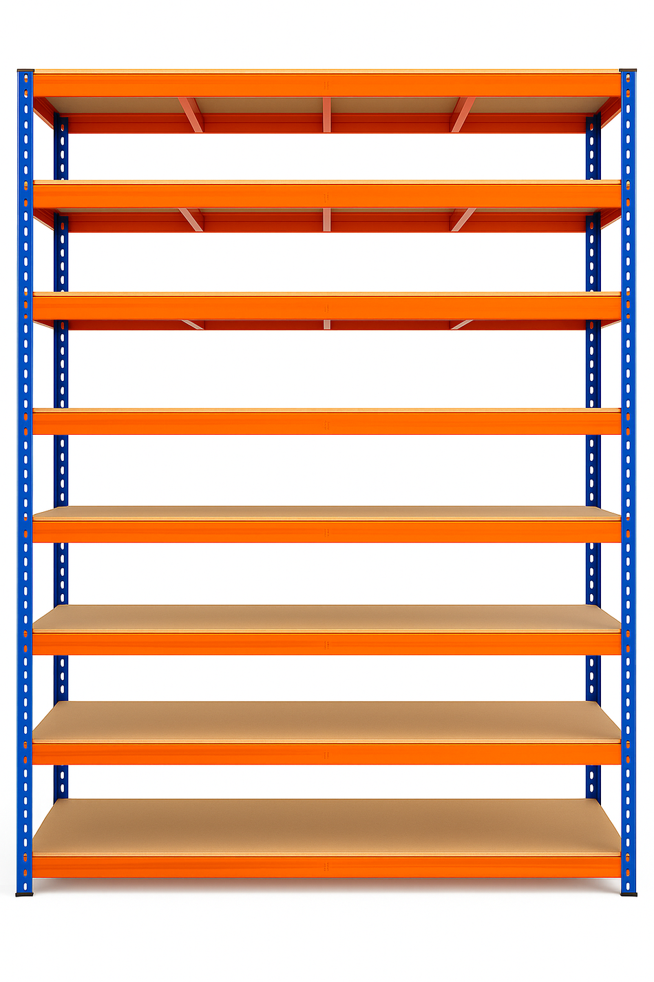 RaxWorks RaxWorks Industrial Shelving Unit Heavy duty 6 Tier Max 340 kg per shelf Powder coated steel (900mm W, 450mm D, 1980mm H)
