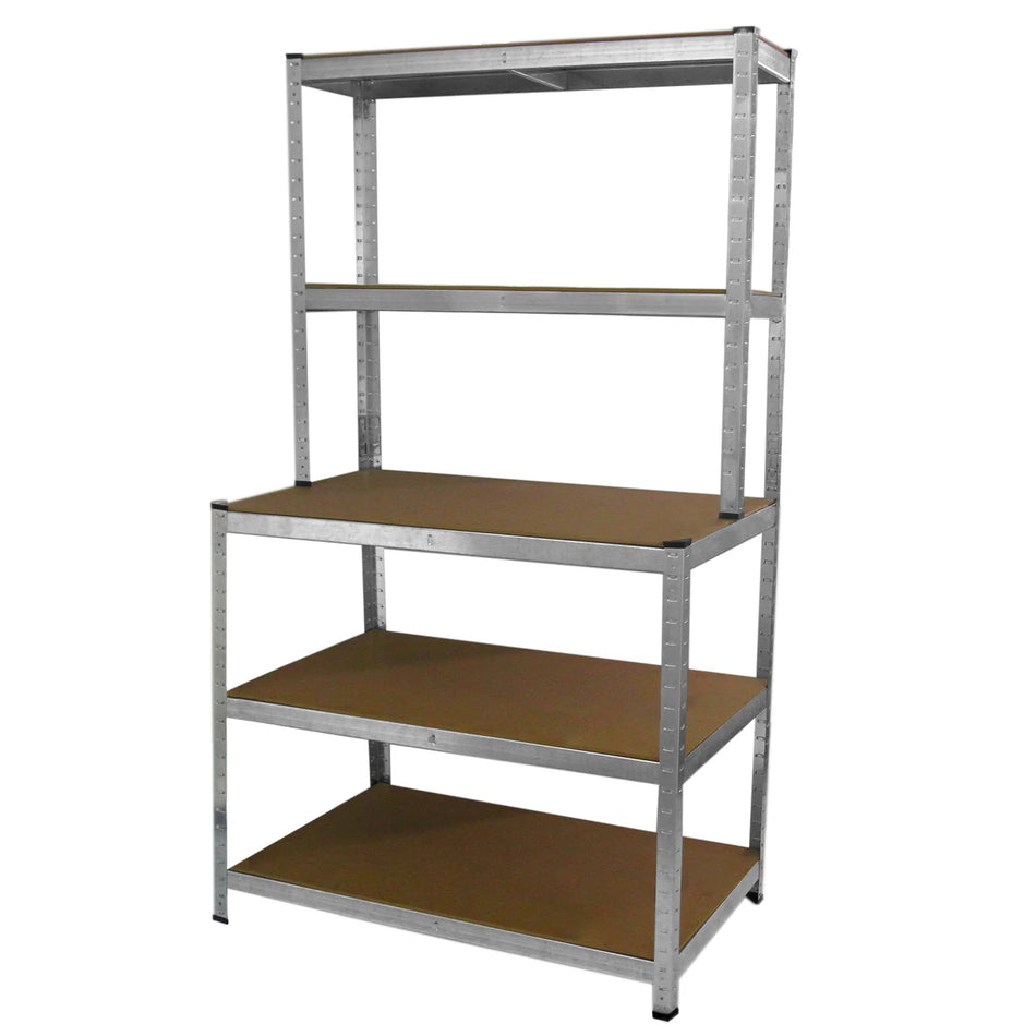 Racking Galvanised Workbench Shelving Unit 100cm